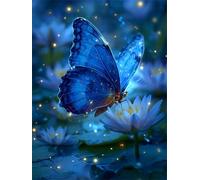 Puzzle da 30 pezzi per Adulti Lucciola farfalla chiaro luna, 25x20cm Impossible puzzle adulti 30 pezzi, Puzzles Impegnativo Perfetto per Serate di Gioco,Divertimento Regalo Per Adulti