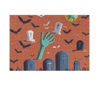 Puzzle da 300 pezzi con una mano zombie raggiunta puzzle personalizzato in legno per adulti foto puzzle arte appeso alla parete decorazione per compleanno, matrimonio, San Valentino, anniversario