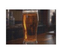 Puzzle da 300 pezzi con una tazza di birra puzzle personalizzato in legno per adulti foto puzzle arte da appendere alla parete decorazione per compleanno, matrimonio, San Valentino, anniversario