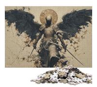 Puzzle da 300 pezzi "La veglia dell'angelo oscuro" per adulti e adolescenti, puzzle in legno, gioco educativo, sfida, giocattolo, regali di compleanno, 300 pezzi (40x28 cm)