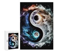 Puzzle da 300 pezzi per adolescenti Cosmic Yin-Yang Balance Puzzles per adulti gioco di pensiero, allenamento della memoria, interazione genitore-figlio, 300 pezzi