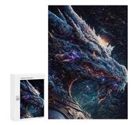 Puzzle da 300 pezzi, per adolescenti, Galactic Storm Dragon Puzzles per adulti, giochi di rilassamento, difficile, impegnativo, 300 pezzi