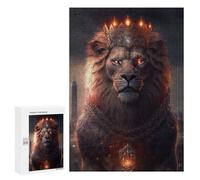 Puzzle da 300 pezzi per adolescenti Leone della città puzzle per adulti giochi per famiglie migliorare regali di memoria per amici e familiari 300 pezzi