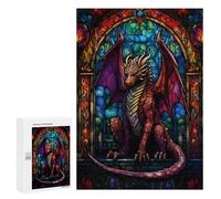 Puzzle da 300 pezzi, per adolescenti, Ruby Scalebreaker Dragon Puzzles per adolescenti, giocattoli fai da te, decorazione da parete, promuove l'allenamento del cervello, 300 pezzi