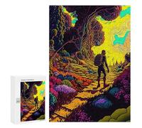 Puzzle da 300 pezzi, per adolescenti, viaggi, through, vibrant fantasy, puzzle per adulti, gioco di pensiero, allenamento della memoria, interazione genitore-figlio, 300 pezzi