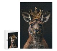 Puzzle da 300 pezzi per adulti canguro piccolo re adolescenti puzzle giocattolo decorazione da parete decorazione perfetta impegnativo per completare 300 pezzi