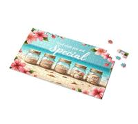 Puzzle da 300 pezzi per adulti Dio dice che sei speciale: una collezione di barattoli da spiaggia puzzle per adulti 500 pezzi puzzle board (500 pezzi)