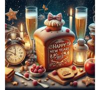 Puzzle da 300 pezzi per Adulti e Bambini, puzzle Impossibili 300 pezzi, Jigsaw puzzles adulti E famiglie, Gioco Impegnativi, Regalo per Amore e Amico(35x35cm,Frutto del pane)