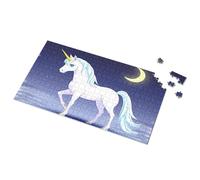 Puzzle da 300 pezzi per adulti unicorno magico sotto il cielo illuminato dalla luna, puzzle per adulti, 500 pezzi (300 pezzi)