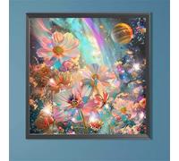 Puzzle da 35 pezzi per Adulti e Bambini, puzzle Impossibili 35 pezzi, Jigsaw puzzles adulti E famiglie, Gioco Impegnativi, Regalo per Amore e Amico(30x30cm,Fiore Cosmico)