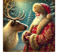 Puzzle da 35 pezzi per Adulti e Bambini, puzzle Impossibili 35 pezzi, Jigsaw puzzles adulti E famiglie, Gioco Impegnativi, Regalo per Amore e Amico(30x30cm,Cervo invernale)