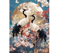 Puzzle da 4000 Pezzi per Adulti, 141x87cm puzzle adulti 4000 pezzi, Puzzles Difficili Rompicapo, Sfida Impossibile Divertente Per Famiglie, Idea Regalo Uomo e Donna, Tema:Gru eleganti