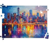 Puzzle da 4000P Pezzi, Legno 55.7 x 34.4 in Città architettura-2 l0-29 | Attività Creativa DIY Passatempo Antistress con Poster Incluso, Regalo per Appassionati, Decorazione Parete Casa