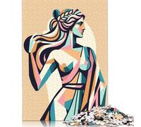 Puzzle da 500 pezzi Afrodite Dea dell'Amore Puzzle quadrati per adulti e puzzle in legno Decorazione per la casa Giocattoli puzzle 500 pezzi (52x38 cm)