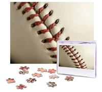Puzzle da 500 pezzi Baseball Lace Close Up Puzzle personalizzato per adulti Foto Puzzle in legno Regalo Classico Puzzle per Famiglia Matrimonio Compleanno San Valentino
