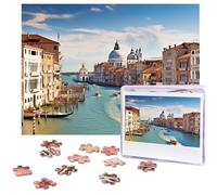 Puzzle da 500 pezzi Canal Grande in Italia Puzzle con immagini personalizzate per adulti puzzle fotografici puzzle in legno regalo classico puzzle per famiglia matrimonio compleanno San Valentino