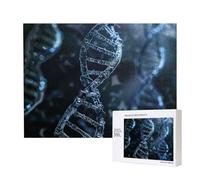 Puzzle da 500 pezzi con catena del DNA, per adulti, puzzle colorati per la decorazione della casa, idea regalo per la famiglia, perfetto per serate di gioco
