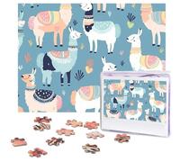 Puzzle da 500 pezzi con lama con motivo cartone animato, puzzle con immagini personalizzate per adulti puzzle fotografici in legno regalo classico puzzle per famiglia, matrimonio, compleanno, San