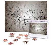Puzzle da 500 pezzi con note musicali puzzle da parete puzzle personalizzati per adulti puzzle foto puzzle in legno regalo classico puzzle per famiglia matrimonio compleanno San Valentino