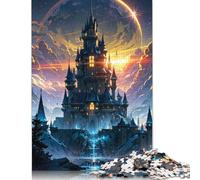 Puzzle da 500 pezzi con scenario di castelli fantasy per adulti, puzzle da 500 pezzi, puzzle per adulti, regali da 500 pezzi (52x38 cm)
