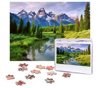 Puzzle da 500 pezzi del Parco Nazionale Puzzle con immagini personalizzate per adulti Puzzle fotografici in legno regalo classico puzzle per famiglia, matrimonio, compleanno, San Valentino