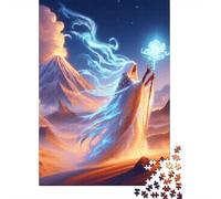 Puzzle da 500 pezzi Desert Queen Square Puzzle per adulti e puzzle in legno Decorazione per la casa Puzzle Giocattoli 500 pezzi (52x38 cm)