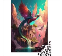 Puzzle da 500 pezzi "Fenice nella piazza del palazzo" per adulti e puzzle in legno per regali di Natale 500 pezzi (52x38 cm)