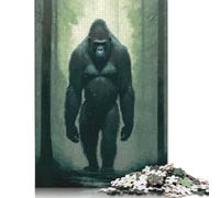 Puzzle da 500 pezzi Gorilla Art Style 9 per adulti e adolescenti Puzzle per adulti Puzzle per regali di Natale per adulti 500 pezzi (52x38 cm)