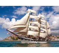 Puzzle Veliero che Lascia il Porto 500 Pezzi