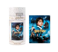 Grupo Erik: Puzzle Harry Potter e La Pietra Filosofale | Puzzle 500 pezzi con scatola decorativa + mini poster, 61 x 45,7 cm, Harry Potter puzzle, Harry Potter gadget