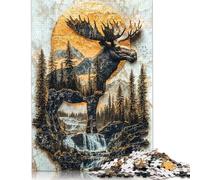 Puzzle da 500 pezzi "Il Guardiano del Sole d'Oro" per adolescenti, puzzle in legno per adulti, gioco educativo, sfida giocattolo, 500 pezzi (52x38 cm)