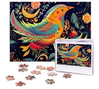 Puzzle da 500 pezzi in stile etnico uccelli puzzle personalizzati per adulti puzzle foto puzzle in legno regalo classico puzzle per famiglia matrimonio compleanno San Valentino