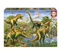 Puzzle da 500 pezzi - Jurassic Court: divertimento e creatività - Nouvo