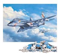 Puzzle da 500 pezzi Mig29 UBGT Fulcrum Puzzle quadrati creativi per adulti e puzzle in legno Gioco impegnativo 500 pezzi (52x38 cm)