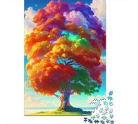 Puzzle da 500 pezzi, passeggiata mattutina, puzzle quadrati creativi per adulti e puzzle in legno, gioco impegnativo, 500 pezzi (52x38 cm)