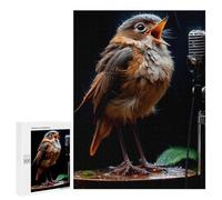 Puzzle da 500 pezzi per adolescenti carino uccello canto adolescenti puzzle giocattoli fai da te decorazione da parete aiuta l'esercizio cerebrale 500 PCS