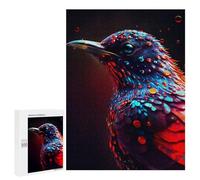 Puzzle da 500 pezzi per adolescenti colorato uccello opera d'arte adolescenti puzzle giocattoli fai da te decorazione da parete aiuta l'esercizio cerebrale 500 PCS