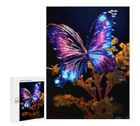 Puzzle da 500 pezzi per adolescenti farfalla incandescente opere d'arte, 10 puzzle per adolescenti giocattoli fai da te decorazione da parete aiuta l'esercizio cerebrale 500 pezzi