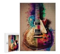 Puzzle da 500 pezzi per adolescenti Guitar Oil Painting Puzzles per adulti Hands-on gioco, ma divertente e umoristico, regalo di compleanno, regalo, 500 pezzi