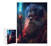 Puzzle da 500 pezzi per adolescenti magical wizard ritratto puzzle per adulti giochi rilassanti difficili sfida di apprendimento impegnativa 500 pezzi