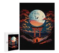 Puzzle da 500 pezzi per adolescenti Torii Gate Giapponese Puzzle per adolescenti fai da te giocattoli da parete promuove l'allenamento del cervello 500 pezzi
