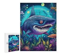 Puzzle da 500 pezzi, per adolescenti, Underwater Fantasy, The Enchanted Shark Puzzles per adulti, giochi di rilassamento, difficile, impegnativo, 500 pezzi