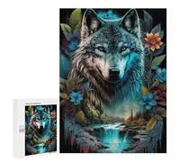 Puzzle da 500 pezzi per adolescenti Wolf's Majesty Nature's Symphony Puzzles per adulti, giochi di rilassamento, difficile, impegnativo, 500 pezzi