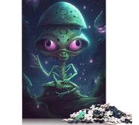 Puzzle da 500 pezzi per adulti Alien Art III Puzzle quadrato per adulti e puzzle in legno Decorazioni per la casa Regali per le feste 500 pezzi (52x38 cm)