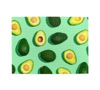 Puzzle da 500 pezzi per adulti con avocado verde fresco, fitness e esercizi per persone, puzzle in legno per adulti e anziani