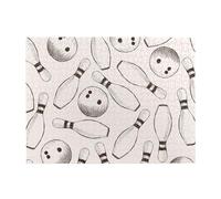 Puzzle da 500 pezzi per adulti con birilli e palle da bowling - Puzzle in legno per adulti e anziani