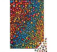 Puzzle da 500 pezzi per adulti con particelle colorate, puzzle in legno, il miglior regalo per amici e familiari, 500 pezzi (52x38 cm)