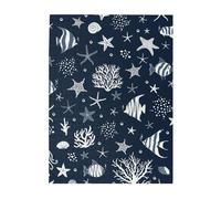 Puzzle da 500 pezzi per adulti, famiglie, gioco di puzzle per tutti, puzzle impegnativi,Animali marini Pesci Stelle marine Conchiglie Cartoni animati Nautici Estate Vita oceanica