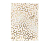 Puzzle da 500 pezzi per adulti, famiglie, gioco di puzzle per tutti, puzzle impegnativi,Elegante leopardo bianco oro ghepardo