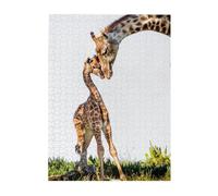 Puzzle da 500 pezzi per adulti, famiglie, gioco di puzzle per tutti, puzzle impegnativi,Giraffa 3D Sud Africa